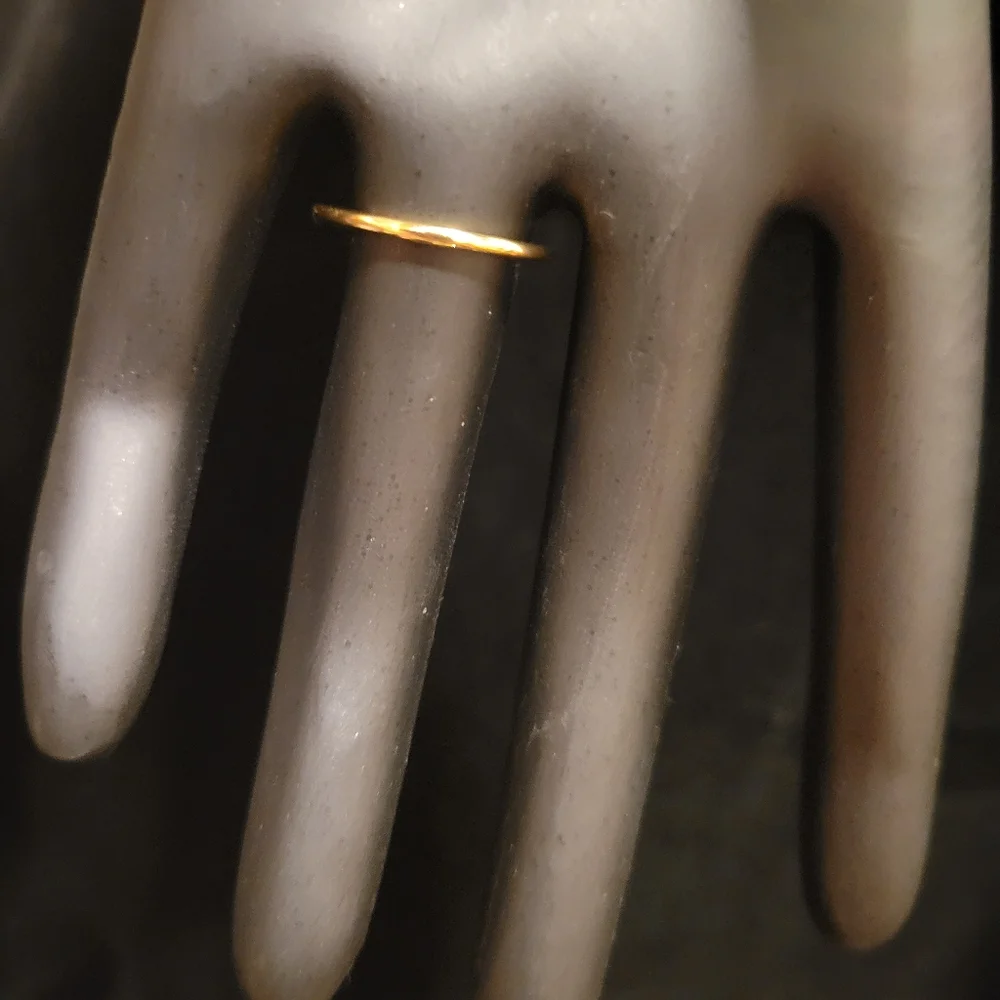 2/$20 Celestial Gold Crescent Moon Ring - Picture 3 of 4